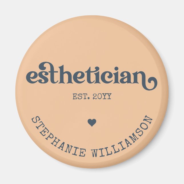 Personalized Esthetician Cosmetologist Beautician Magnet (Front)