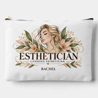 Personalized Esthetician Makeup Bag - Custom Name