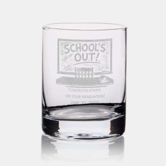 Personalized Etched Glassware for Graduates (Glassware)