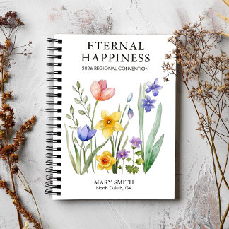 Personalized Eternal Happiness 2026 Convention Notebook