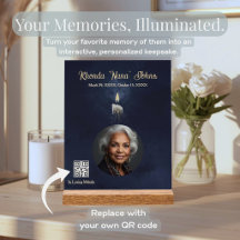 Personalized Eternal Light Memorial with Music