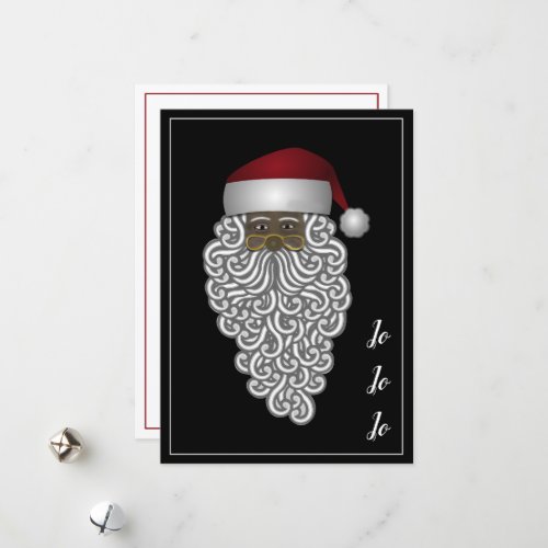 Personalized Ethinc Latino Papa Noel Christmas  Holiday Card