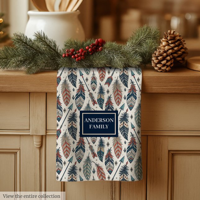 Personalized Ethnic Towel Chic Native Kitchen Art (Personalized Ethnic Towel Chic Native Kitchen Art)