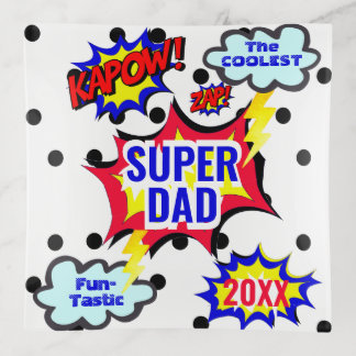 Personalized Every SuperHero Comic Book Trinket Tray