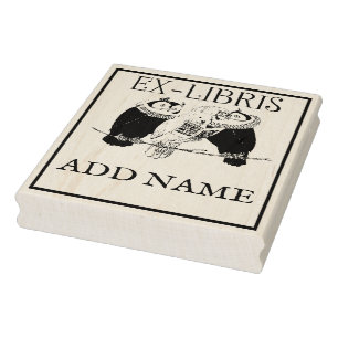 Personalized Ex-Libris Maple Wood Stamp