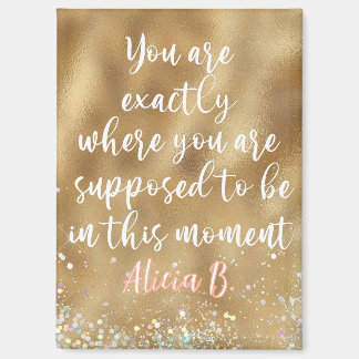 Personalized Exactly Where You're Supposed to Be Magnet