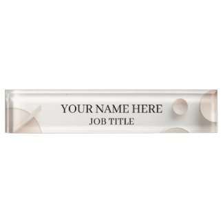 Personalized Executive Desk Name Plate