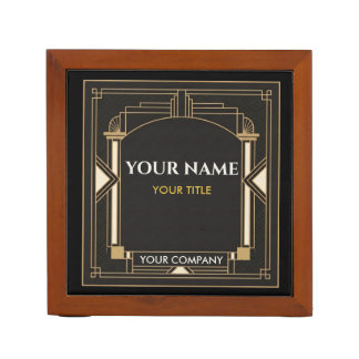 Personalized Executive Desk Organizer