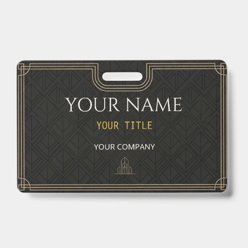 Personalized Executive Name Badge | Corporate Tag