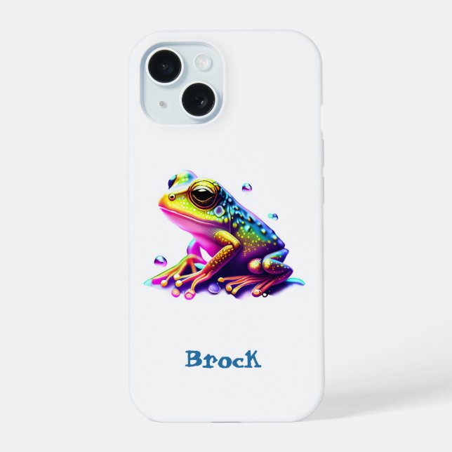 Personalized Fabulous Frog Phone Case (Back)