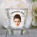 Personalized Face 10th 21st 30th 40th 50 Birthday Shot Glass<br><div class="desc">Personalized Face 10th 21st 30th 40th 50 Birthday Shot Glass</div>