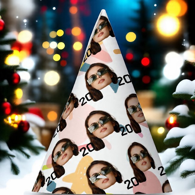 Personalized Face 20th 30th 40th 50th Birthday Party Hat (Creator Uploaded)