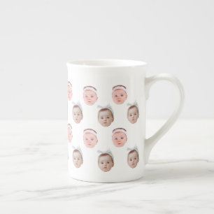 Personalized Face 2 Photo, Custom Mug Face Dad Mom