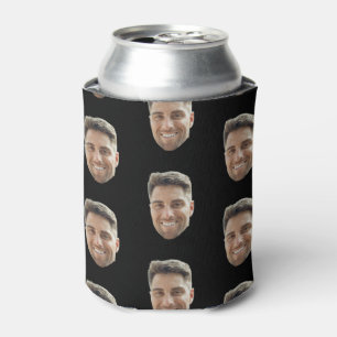 Personalized Face Birthday Bachelor Party Can Cooler