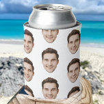 Personalized Face Birthday Favors Bachelor Party Can Cooler<br><div class="desc">If You Need Any Help Please Contact Me.</div>