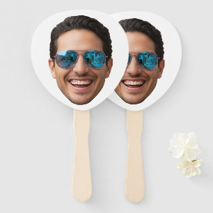 Personalized Face Birthday Favors Bachelor Party  Hand Fan