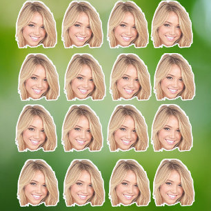 Personalized Face Confetti Sticker