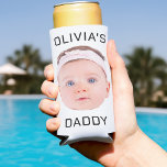Personalized Face , Custom Baby Photo, Dad Gift Seltzer Can Cooler<br><div class="desc">Personalized Face Can Cooler, Custom Baby Can Cooler, Dad Gift Can Cooler, Replace the face with your favorite photo (make sure to crop as much to the face as possible and use an app to remove the background) and personalize this funny mug with your kid, husband, or boyfriend on it!...</div>