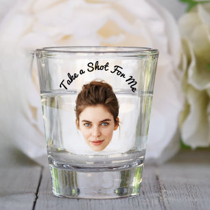 Personalized Face Custom Birthday Party Favors Shot Glass