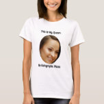 Personalized Face Custom Photo Picture Fun Couple T-Shirt<br><div class="desc">Celebrate your unique love story with this Personalized Face Custom Photo Fun Couple T-Shirt! Perfect for couples who want to wear their smiles proudly, this custom tee features your faces beautifully printed in vibrant detail. Whether it’s for anniversaries, date nights, or just because, this shirt adds a playful and heartfelt...</div>