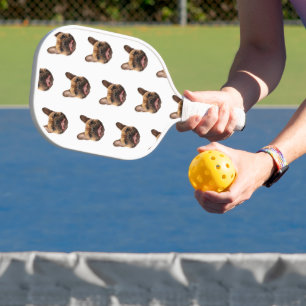 Personalized Face Pet Lovers Owners Customized Dog Pickleball Paddle