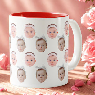 Personalized Face Photo, Custom Mug Face, Dad Mom