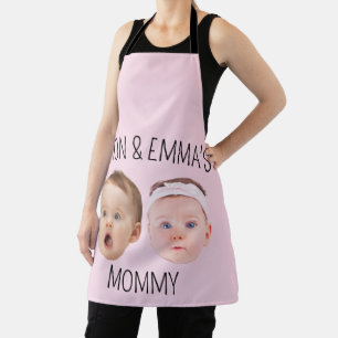 Personalized Face Photo Kids, Mother's Day Gift Apron