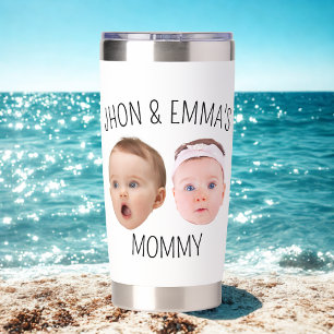 Personalized Face Photo Kids, Mother's Day Gift Insulated Tumbler
