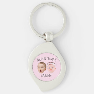 Personalized Face Photo Kids, Mother's Day Gift Keychain