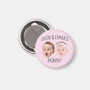 Personalized Face Photo Kids, Mother's Day Gift Magnet