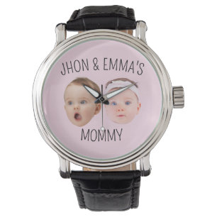 Personalized Face Photo Kids, Mother's Day Gift Watch