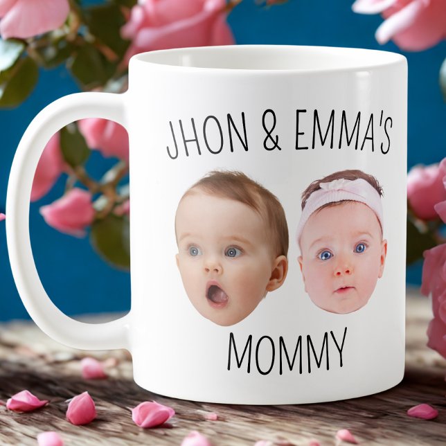 Personalized Face Photo Mug, Mother's Day Gift Coffee Mug (Creator Uploaded)