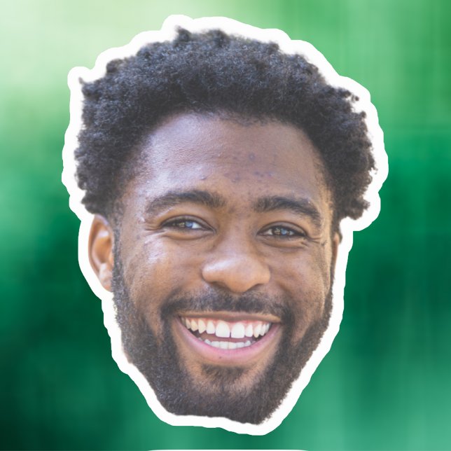 Personalized Face Stickers, Photo Birthday Gift Sticker (Creator Uploaded)