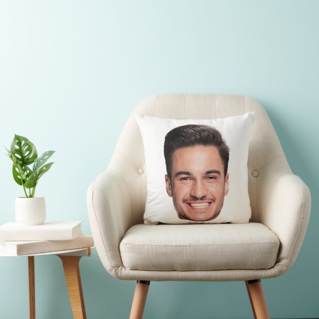 Personalized Face Throw Pillow (Chair)