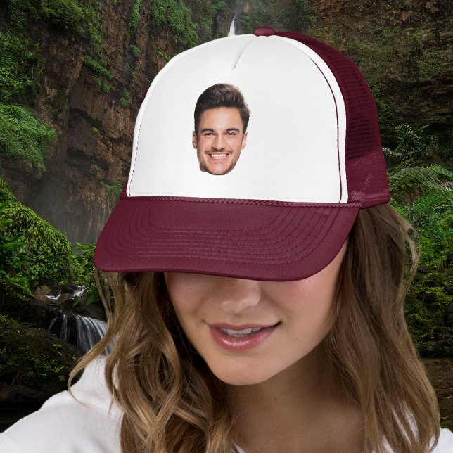 Personalized Face Trucker Hat (Creator Uploaded)