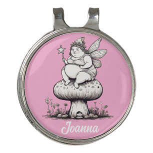 Personalized Fairy Godmother Golf Hat Clip