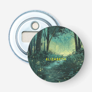 Personalized Fairy Light Forest Bottle Opener