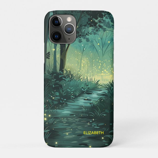 Personalized Fairy Light Forest Case-Mate iPhone Case (Back)