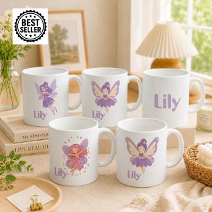 personalized fairy mug girls