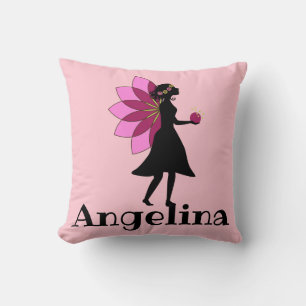 Personalized Fairy Throw Pillow