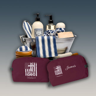 Personalized Faith-Based Man of God (1 Timothy 6:1 Dopp Kit