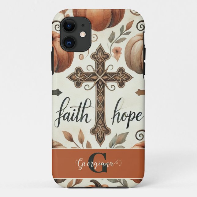 Personalized Faith & Hope Christian Halloween Case-Mate iPhone Case (Back)