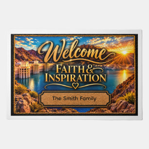 Personalized Faith & Inspiration Christian Welcome Doormat