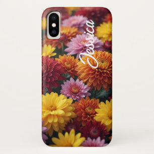 Personalized Fall Blossoms –Barely There iPhone X Case