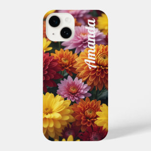Personalized Fall Blossoms –Slim Fit  iPhone 14 Case