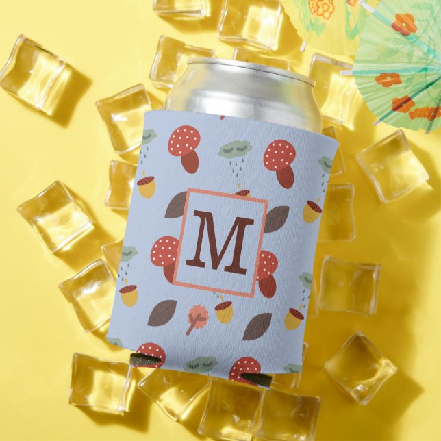 Personalized Fall  Can Cooler (In Situ Summer)