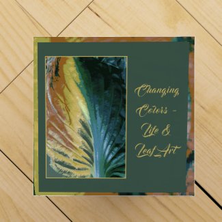 Personalized Fall Changing Colors Life & Leaf Art