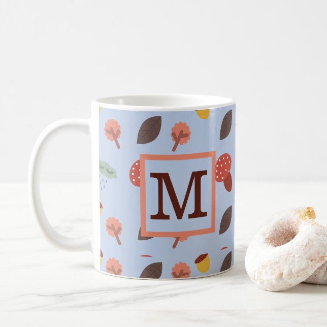 Personalized Fall  Coffee Mug (With Donut)