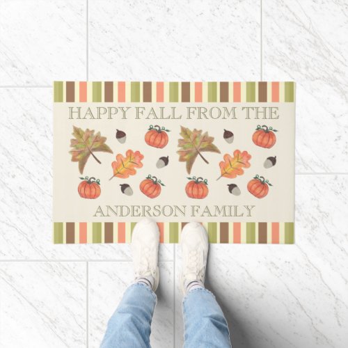 Personalized Fall  Doormat