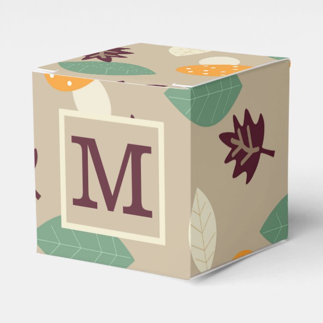 Personalized Fall Favor Box (Front Side)